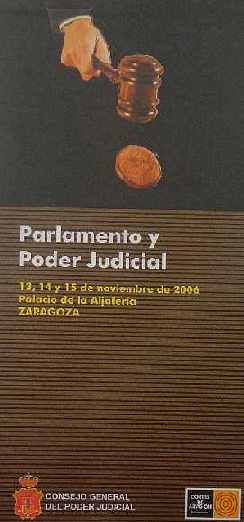 INTERESANTE SEMINARIO: PARLAMENTO Y PODER JUDICIAL.