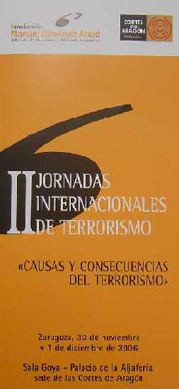 JORNADAS INTERNACIONALES SOBRE TERRORISMO