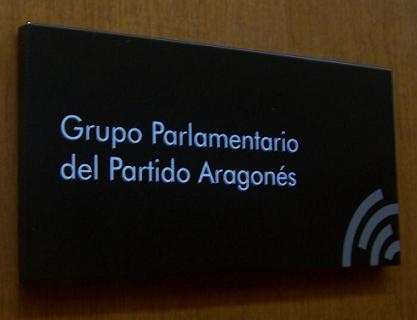 CONSTITUIDO EL GRUPO PARLAMENTARIO DEL PAR EN LAS CORTES DE ARAGÓN